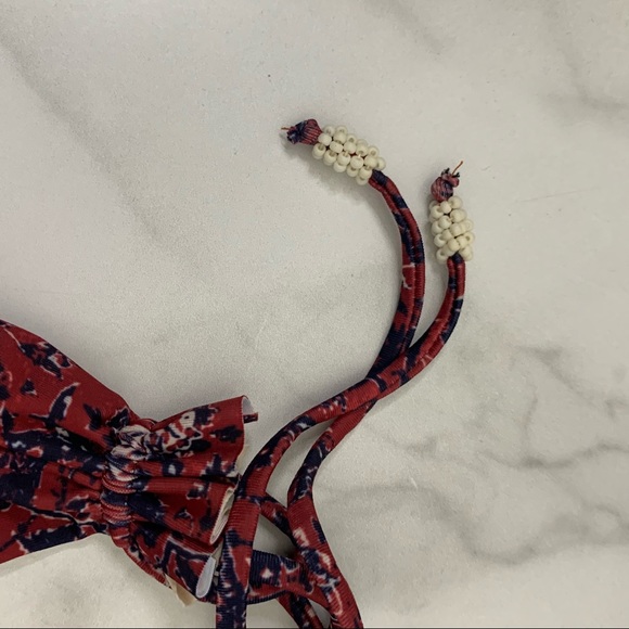 New Revolve Tavik Emme boho red one piece swimsuit Size XS - Picture 8 of 9